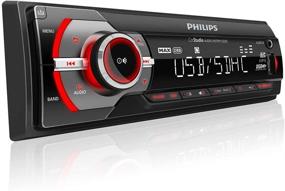 img 1 attached to Улучшите звучание автомобильного аудиосистемы с помощью Philips 1-Din стереосистемы AM/FM/USB/AUX - 50W x4 усилитель включен CE233.