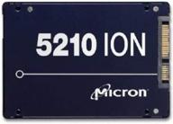 💾 micron 5200 5210 ion 1.92 тб ssd - sata 600-2.5" привод - расчет на чтение - 0.8 dwpw - внутренний - максимальная скорость чтения 540 мб/с - максимальная скорость записи 260 мб/с - логотип