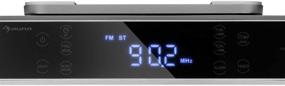 img 1 attached to 📻 AUNA KR-140 Kitchen Radio with Bluetooth, 40 Station Presets & Wireless Streaming, FM PLL Radio Tuner, Dual Alarm, Sleep Timer, LED Lighting, Silver - Built-In Speakers