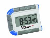 ⏱️ heathrow scientific hea24670 lab alert digital four channel pocket timer/clock: efficient time management tool for laboratories logo