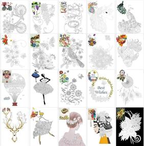 img 4 attached to 🎨 Konsait 20-Pack Paper Quilling Accessories Kits: Quilling Supplies for Adults, DIY Paper Quilling Art Set with Design Drawing Papers, Handcraft Handmade