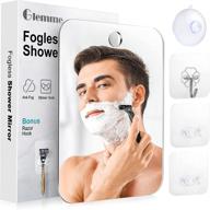 🚿 fogless shower mirror for shaving with razor holder - ultimate bathroom accessory for men & women logo
