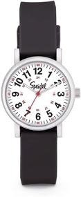 img 4 attached to 🏥 Speidel Petite Scrub Watch for Medical Professionals - Easy-to-Read Small Face, Luminous Hands, Silicone Band, Second Hand, Military Time - Ideal for Nurses, Doctors, and Students in Matching Scrub Colors