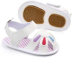 img 1 attached to Five Pointed Sandals Bottom Toddler Months Boys' Shoes