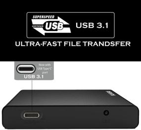 img 3 attached to 💾 Быстрый внешний жесткий диск USB Type C объемом 500 ГБ для MAC, настольного компьютера, ноутбука, игр и записи ТВ - без необходимости установки программного обеспечения.