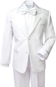 img 3 attached to 🤵 Classic Black Boys' Tuxedo by Spring Notion - Stylish Clothing