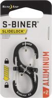 nite ize lsba2-09-r6 s-biner slidelock dual locking carabiner логотип