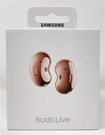 🎧 samsung galaxy buds live with active noise canceling in mystic bronze - wireless earbuds logo
