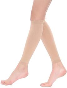 img 1 attached to 🧦 Kingbridal 15-20mmHg Medical Compression Stockings for Women - Calf Sleeve Socks