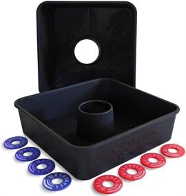 img 4 attached to 🌦️ All-Weather Washoos Washer Toss Game Set: Driveway Games with 8 Pitching Rings & Toss Targets