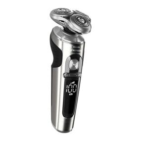 img 2 attached to 🪒 Philips Norelco Shaver 9000 Prestige: Rechargeable Wet/Dry Electric Shaver + Trimmer Attachment, Premium Case - SP9820/87