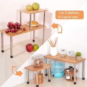 img 2 attached to 🔳 Ollieroo Kitchen Counter Storage Shelf: Versatile Bathroom Sink Organizer (Rectangle)