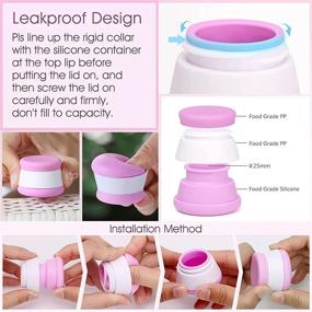 img 2 attached to Leakproof Silicone Cosmetic Containers by INSFIT