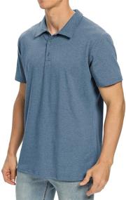 img 3 attached to 👕 NITAGUT Sleeve Cotton Jersey Heather Men's Clothing: Superior Style and Comfort