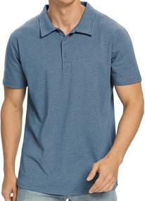 img 4 attached to 👕 NITAGUT Sleeve Cotton Jersey Heather Men's Clothing: Superior Style and Comfort