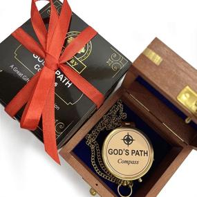 img 2 attached to 🛐 OakiWay Religious Gifts: God's Path Compass - Perfect Christian Gifts for Men, Catholic & Baptism Gift for Boys, Graduation & Inspirational Gifts for Women - Shop Now!