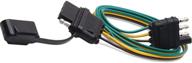 усилите проводку вашего прицепа с новой проводкой для прицепа sun 4 wire 4 flat trailer wiring harness: 32-дюймовый плоский 4-контактный разъем с дополнительно длинными проводами логотип