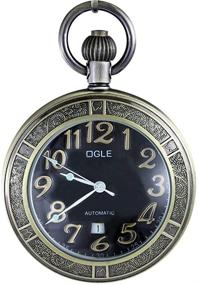 img 4 attached to 🔍 Waterproof Magnifier Automatic Mechanical Men's Watches for Pocket Watches by OGLE