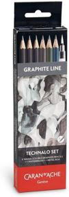 img 4 attached to 779.307 Caran d'Ache Water-Soluble Technalo Graphite Pencil Set (7 Piece)