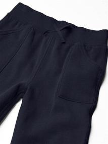 img 2 attached to 👖 Nautica Sensory-Friendly Heather Fleece Sweatpants for Girls - Optimized Clothing for Better Comfort