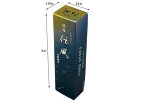 img 1 attached to 🌸 Premium Japanese Agarwood Incense Sticks by Gyokushodo - Less Smoke Medium Pack: Aromatic 5.5 inches 120 Sticks - Made in Japan with Aloeswood - Experience Authentic Oud Fragrance