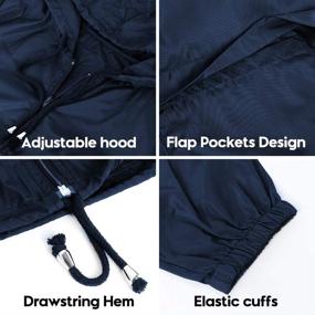 img 1 attached to ZEALOTPOWER Waterproof Lightweight Raincoat Windbreaker Women's Clothing