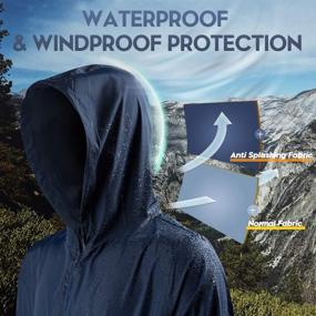 img 3 attached to ZEALOTPOWER Waterproof Lightweight Raincoat Windbreaker Women's Clothing