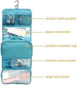 img 3 attached to Toiletry Sections Water Resistant Organizer Container