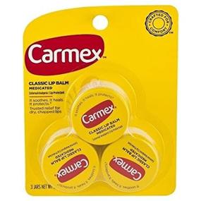 img 2 attached to 💋 Carmex Classic Lip Balm Medicated 3-Pack: Ultimate Lip Care Solution for Long-lasting Hydration and Healing