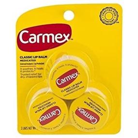 img 3 attached to 💋 Carmex Classic Lip Balm Medicated 3-Pack: Ultimate Lip Care Solution for Long-lasting Hydration and Healing