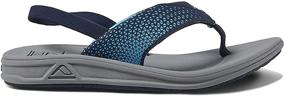 img 4 attached to 🩴 Reef Grom Rover Sandals: Waterproof, Cushioned Flip Flops for Toddler Boys