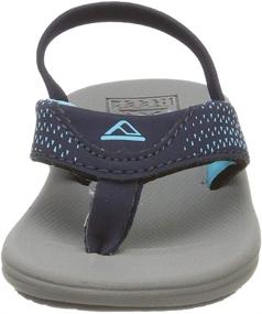 img 3 attached to 🩴 Reef Grom Rover Sandals: Waterproof, Cushioned Flip Flops for Toddler Boys