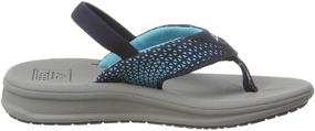 img 1 attached to 🩴 Reef Grom Rover Sandals: Waterproof, Cushioned Flip Flops for Toddler Boys