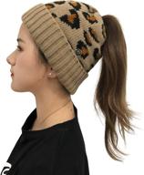 🐱 adorable women's winter hat with cat ears логотип