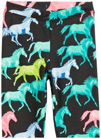 img 2 attached to 🌟 Spotted Zebra Starburst Leggings 5-Pack: Girls' Clothing and Leggings