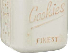 img 2 attached to Young's Inc Ceramic Mason Jar Cookie Jar: A Charming Storage Solution for Your Delectable Treats