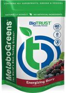 🥦 biotrust metabogreens superfood powder: spectra-infused super greens vegetable mix, clinically-researched, non gmo, soy & gluten-free, dairy-free, energizing berry flavor (30 servings) logo