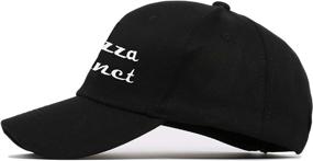 img 1 attached to 🍕 Chensheng Pizza Planet Hat Baseball Cap: Stylish Embroidered Dad Hat for Adults, Cotton Unisex Design