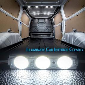 img 1 attached to 🚐 MICTUNING 30 LEDs 12V Van Interior Light Car LED Ceiling Lights Kit: Bright White Lighting for Ultimate Vehicle Illumination