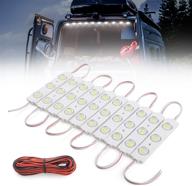 🚐 mictuning 30 leds 12v van interior light car led ceiling lights kit: bright white lighting for ultimate vehicle illumination logo