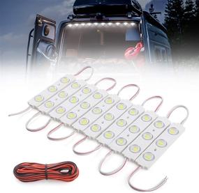 img 4 attached to 🚐 MICTUNING 30 LEDs 12V Van Interior Light Car LED Ceiling Lights Kit: Bright White Lighting for Ultimate Vehicle Illumination