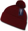 decky pom acrylic beanie red outdoor recreation in paintball logo