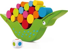 img 4 attached to Captivating Classic World Crocodile Balancing Colorful: Educational Toy for Kids