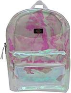 🎒 dickies clear student fashion backpack: transparent style for trendy students logo