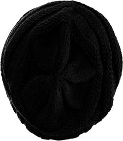 img 1 attached to NYFASHION101 Oversized Slouchy Winter Beanie Outdoor Recreation for Climbing