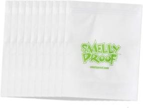 img 4 attached to 👃 Odor-Proof Storage Bags - 10-Pack of Reusable Clear Bags - Smelly Proof Technology - Made in the USA