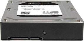 img 1 attached to 🔌 StarTech.com 2.5" to 3.5" SATA HDD/SSD Converter Enclosure - External Hard Drive Adapter with 12.5mm Height Compatibility (25SAT35HDD), Gray