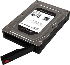 img 3 attached to 🔌 StarTech.com 2.5" to 3.5" SATA HDD/SSD Converter Enclosure - External Hard Drive Adapter with 12.5mm Height Compatibility (25SAT35HDD), Gray