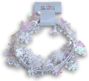 img 1 attached to My Little Christmas Snowflake Garland