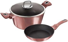 img 3 attached to Berlinger Haus Aluminum Cookware Non Stick